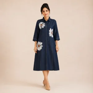 Elowen Bloom Denim Dress