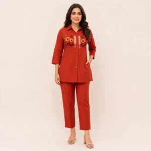 Terracotta Bloom Co-Ord Set