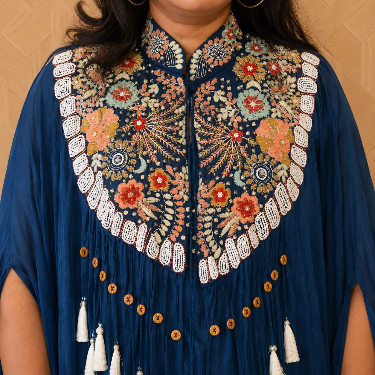 Virelle Azure Handcrafted Cape Set - Image 2
